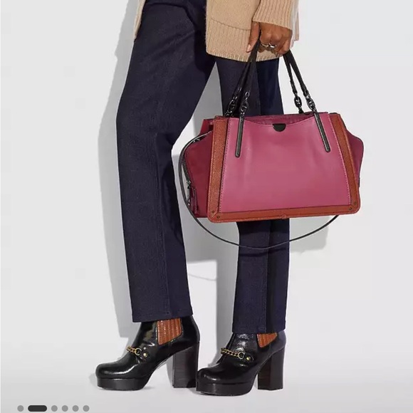 NEW 💓 Coach Dreamer 36 In Colorblock pink - Picture 11 of 12